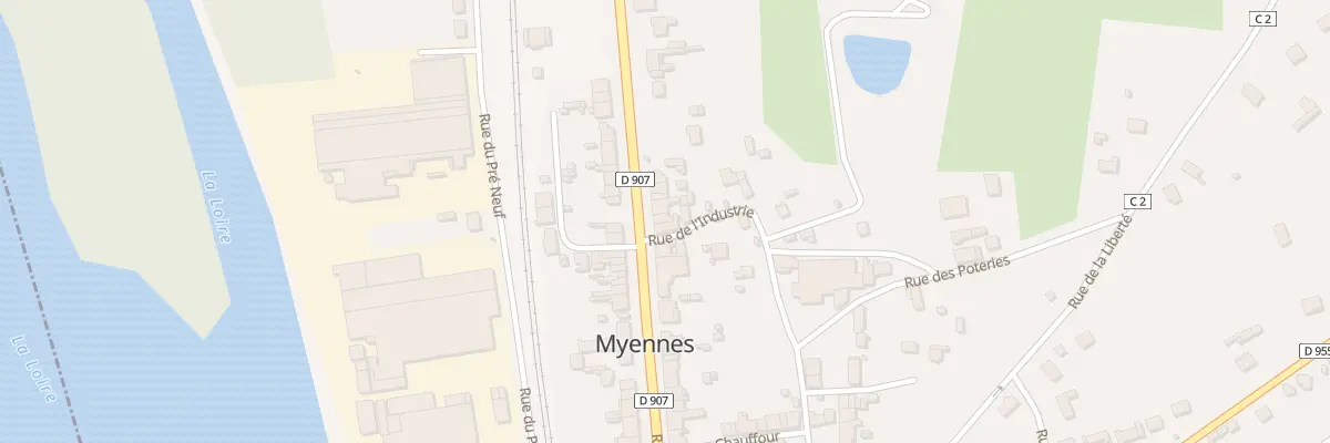 Plan du 54 Rue de Paris (Rn7) à Myennes