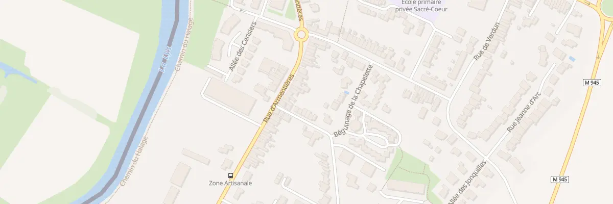 Plan du 3 Rue de Couvre Toits à Frelinghien