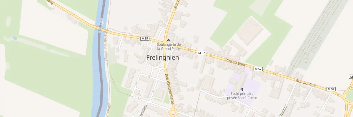 Plan du 8 Pl des Combattants à Frelinghien
