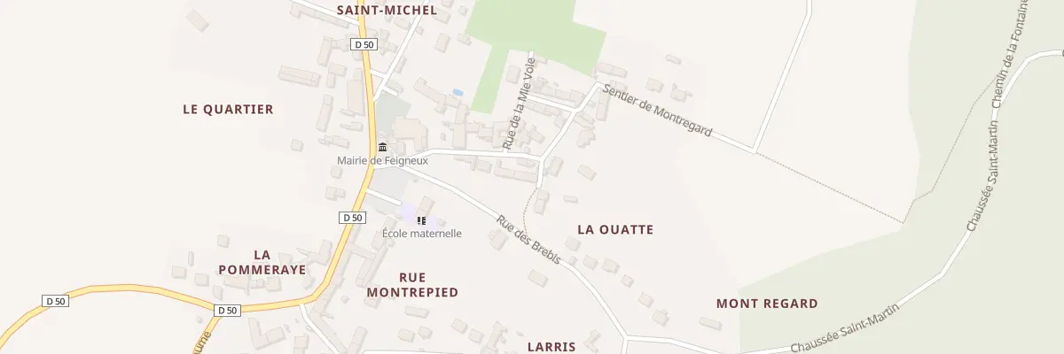 Plan du 8 Rue de la Houatte à Feigneux