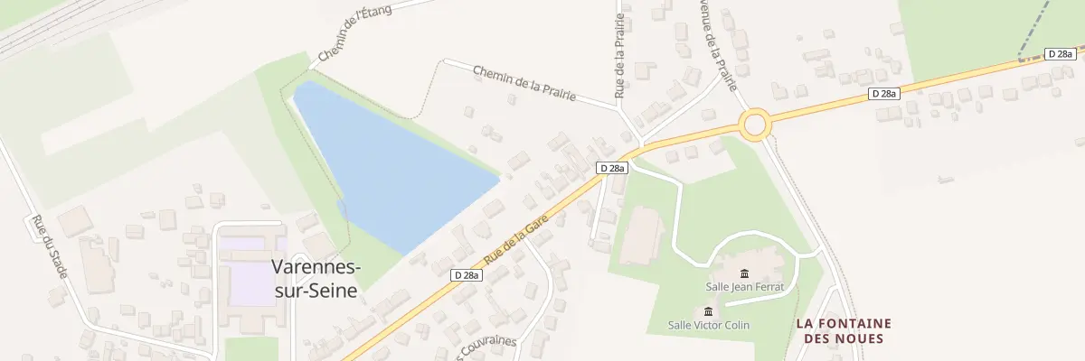 Plan du 36 Rue de la Gare à Varennes-sur-Seine