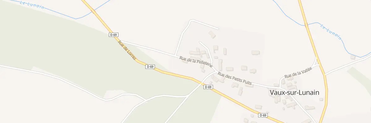 Plan du 1 Rte de Lorrez le Bocage à Vaux-sur-Lunain