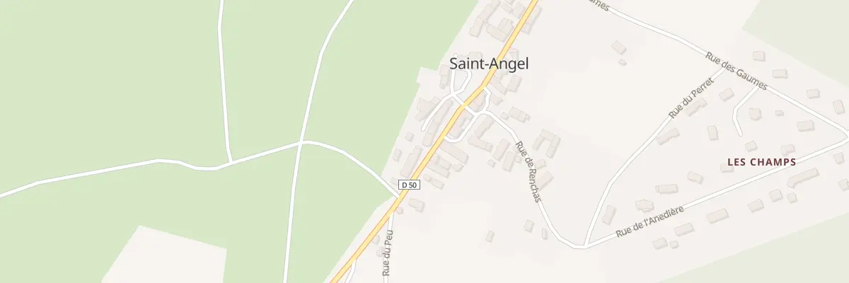 Plan du 4 Rue des Birands à Saint-Angel