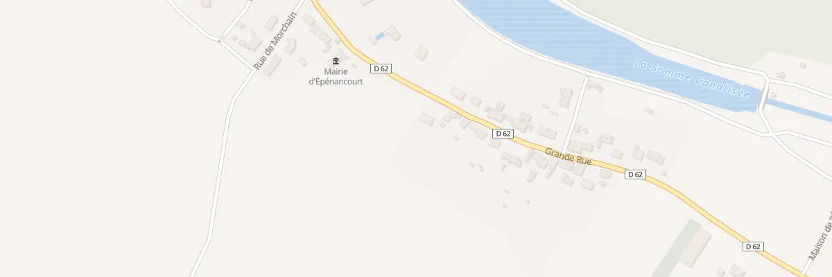 Plan du 14 Gr Grande Rue à Épénancourt
