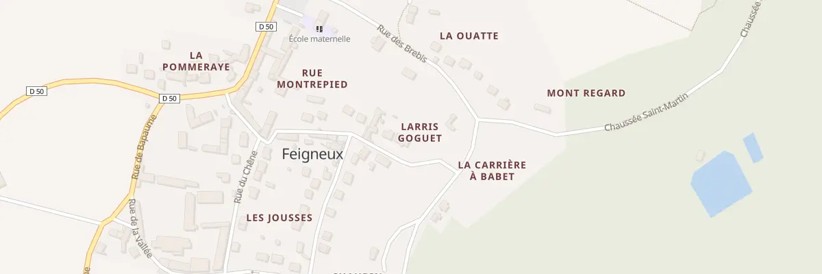 Plan du 7 Sen du Larris-goguet à Feigneux