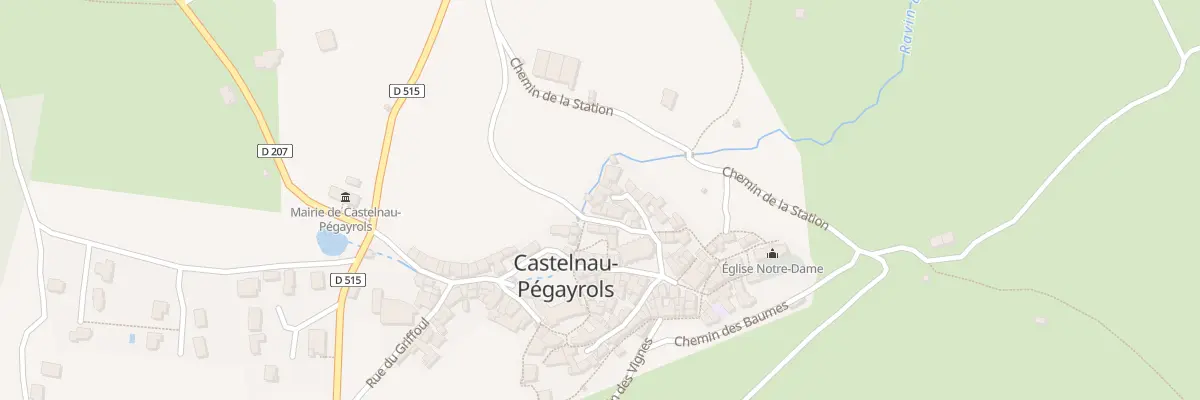 Plan du 5054 Castelnau à Castelnau-Pégayrols
