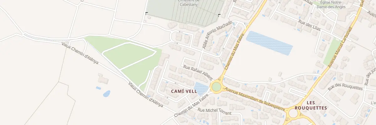 Plan du 10 Rue Rafael Alberti à Cabestany