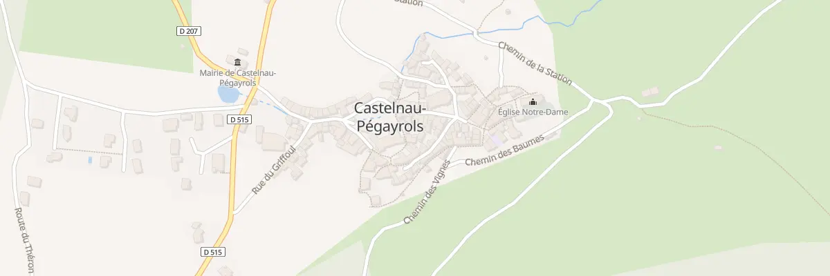 Plan du 5200 Castelnau à Castelnau-Pégayrols