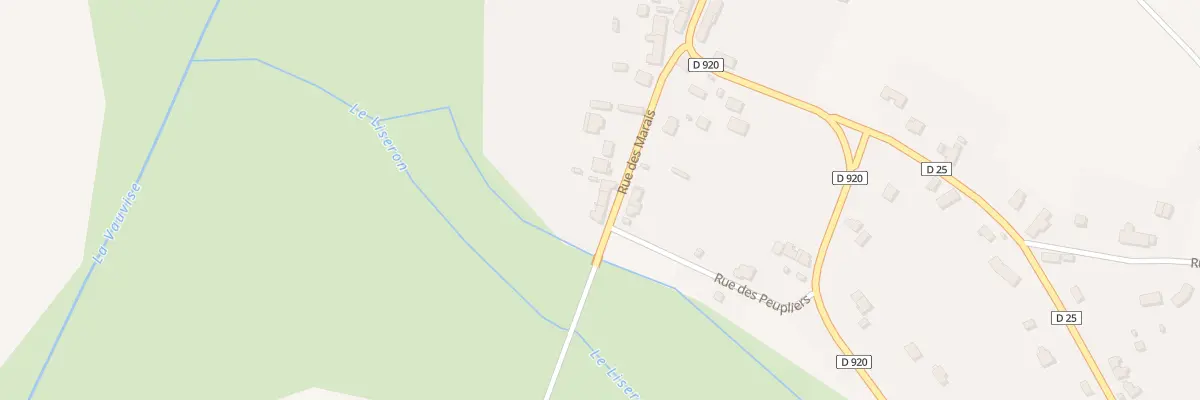 Plan du 16 Rue des Marais à Jussy-le-Chaudrier