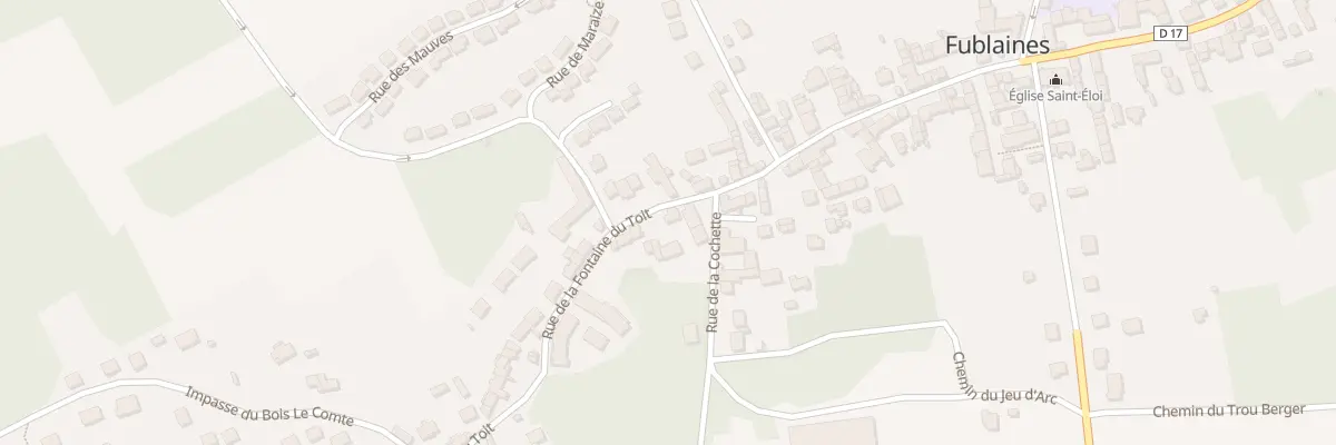Plan du 59A Rue de la Fontaine du Toit à Fublaines