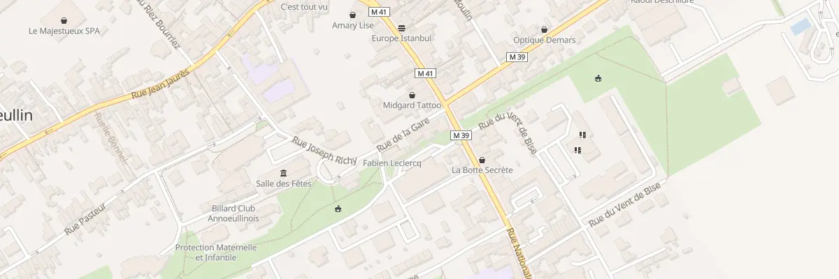 Plan du 3 Rue de la Gare à Annœullin