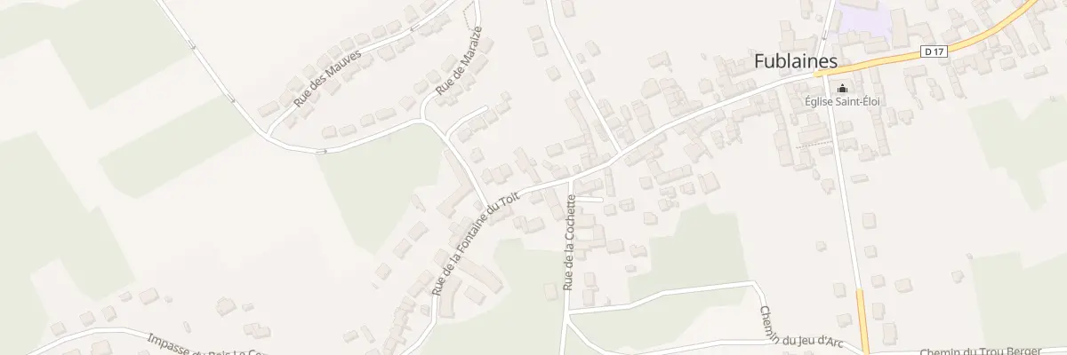 Plan du 60T Rue de la Fontaine du Toit à Fublaines