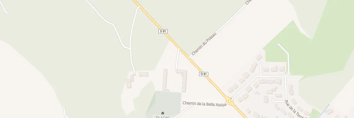 Plan du 160 Ferme de Belle Assise à Rethondes
