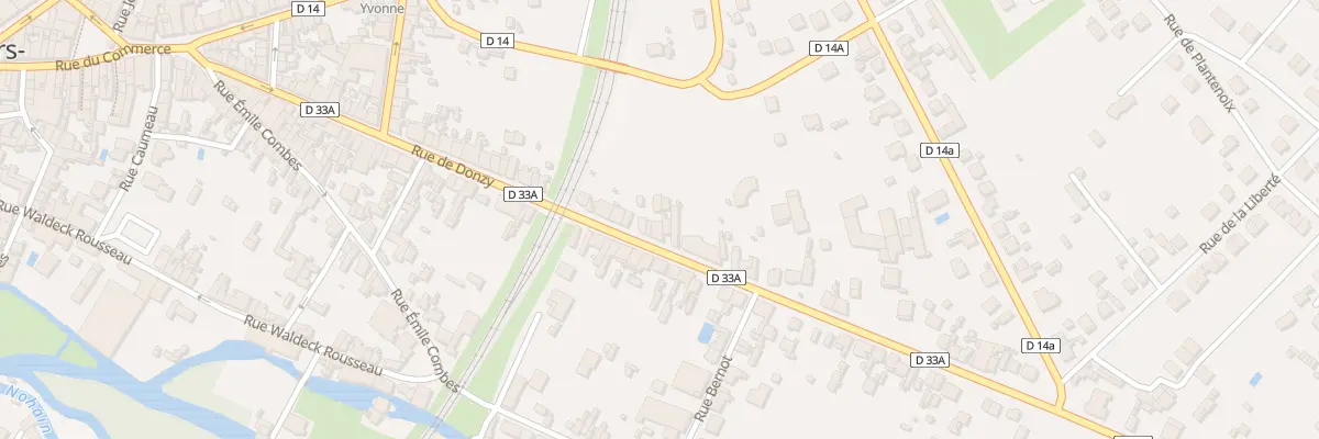 Plan du 73 Rue de Donzy à Cosne-Cours-sur-Loire