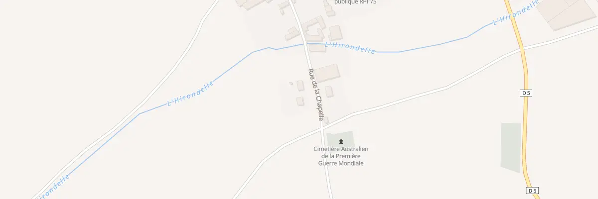 Plan du 35 Rue de la Chapelle à Noreuil