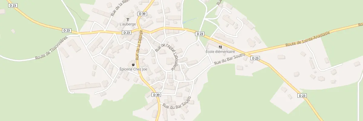 Plan du 15 Rue de l’Abbe Labouderie à Chalinargues