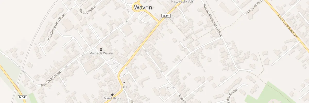 Plan du 3 Rue Léon Gambetta à Wavrin