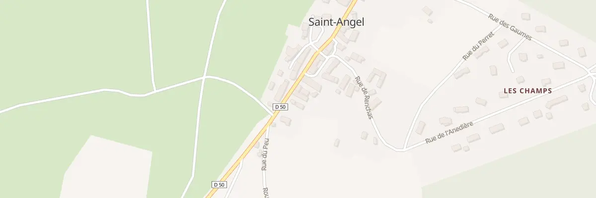 Plan du 1 Rue des Birands à Saint-Angel