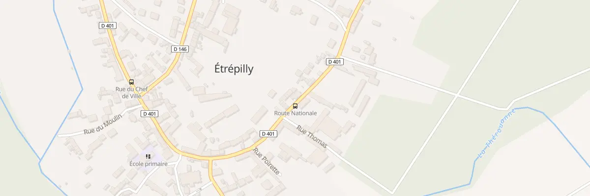 Plan du 23 Rue du Bout-monsieur à Étrépilly