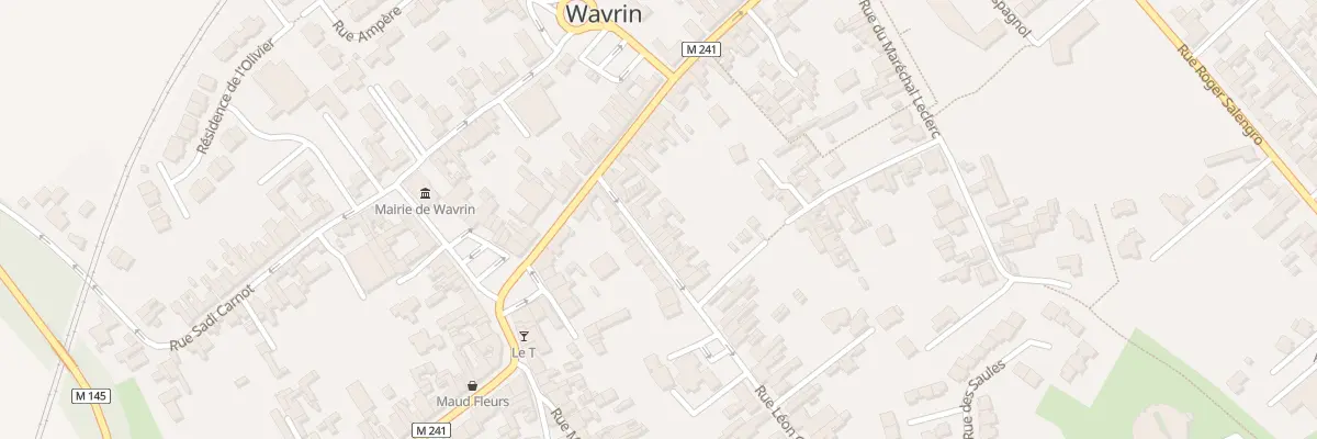 Plan du 5 Rue Léon Gambetta à Wavrin