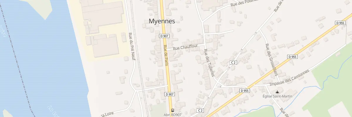 Plan du 32 Rue de Paris (Rn7) à Myennes