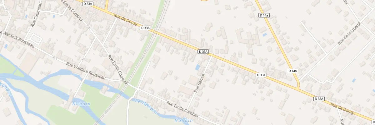 Plan du 92B Rue de Donzy à Cosne-Cours-sur-Loire