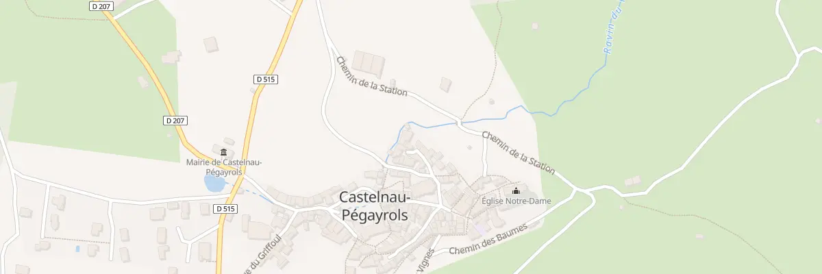 Plan du 5052 Castelnau à Castelnau-Pégayrols