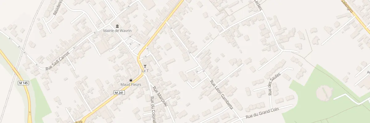 Plan du 12 Rue Léon Gambetta à Wavrin
