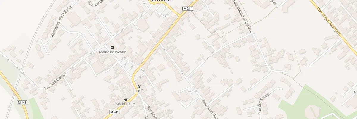Plan du 9 Rue Léon Gambetta à Wavrin