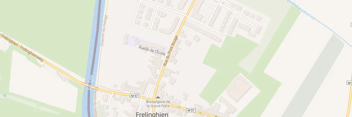 Plan du 23 Rue du Pont Rouge à Frelinghien