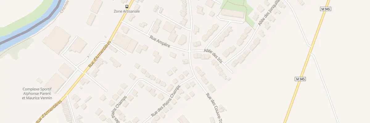 Plan du 50 Rue de Couvre Toits à Frelinghien