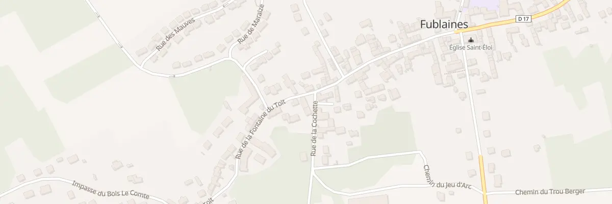 Plan du 59 Rue de la Fontaine du Toit à Fublaines