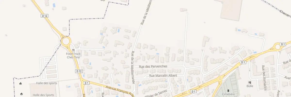 Plan du 9 Rue de la Mediterranee à Bompas