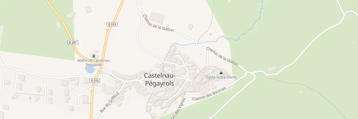 Plan du 5262 Castelnau à Castelnau-Pégayrols