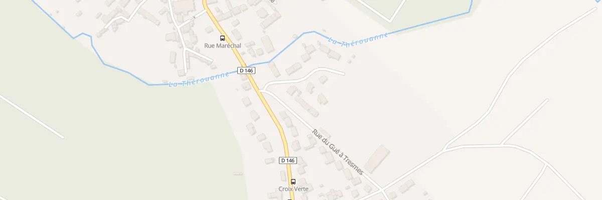 Plan du 1 Rte du Gue a Tresmes à Étrépilly