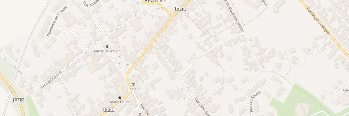 Plan du 11 Rue Léon Gambetta à Wavrin