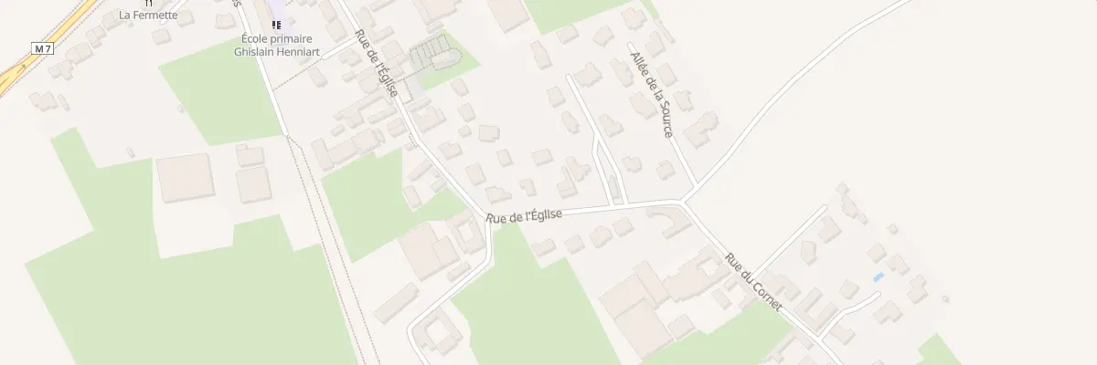 Plan du 427 Rue de l’Église à Erquinghem-le-Sec