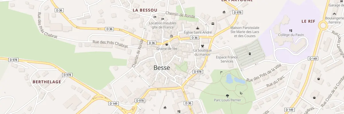 Plan du 14 Rue Notre Dame à Saint-Genès-Champespe