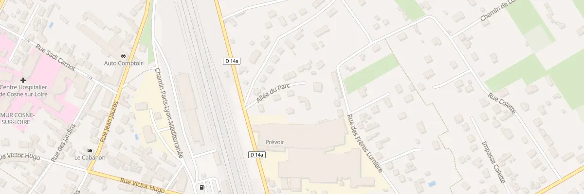 Plan du 10 All du Parc à Cosne-Cours-sur-Loire