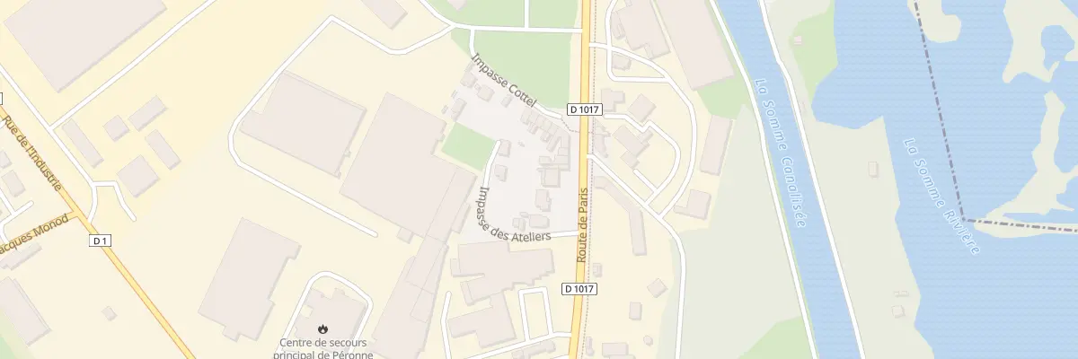 Plan du 24 Rte de Paris à Péronne