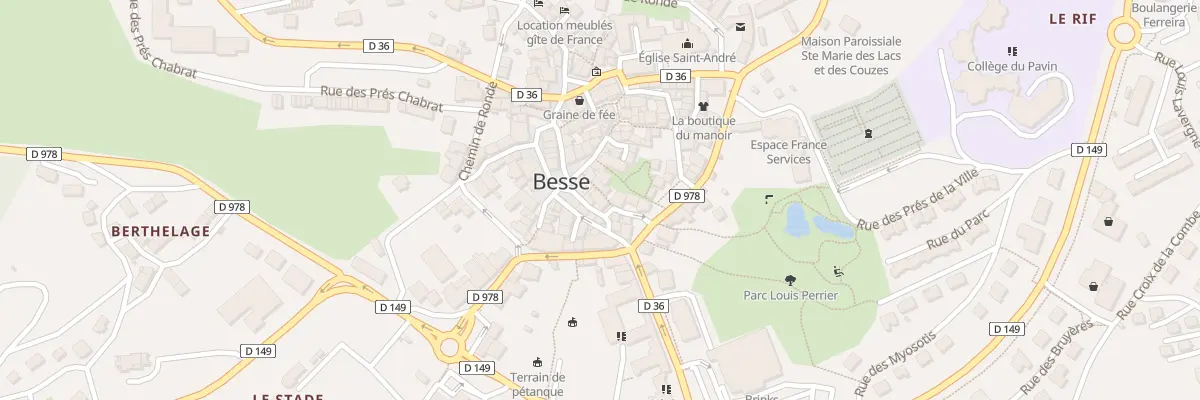 Plan du 4 Rue du Marché à Besse-et-Saint-Anastaise