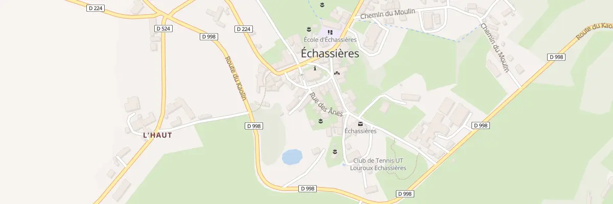 Plan du 2 Rue des Ânes à Échassières
