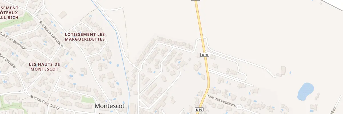 Plan du 18 Rue des Pinsons à Montescot