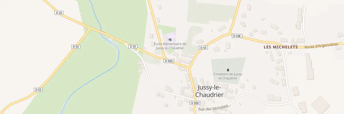 Plan du 1 Rue Principale à Jussy-le-Chaudrier