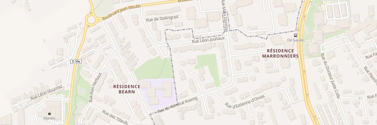 Plan du 76 Rue du Général Delestraint à Hénin-Beaumont