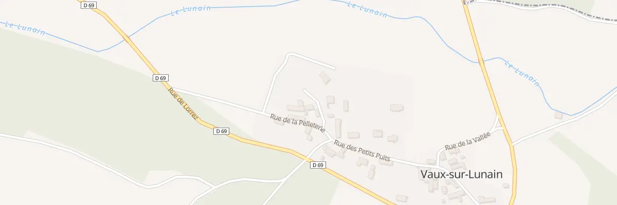 Plan du 2 Rue de la Pelleterie à Vaux-sur-Lunain
