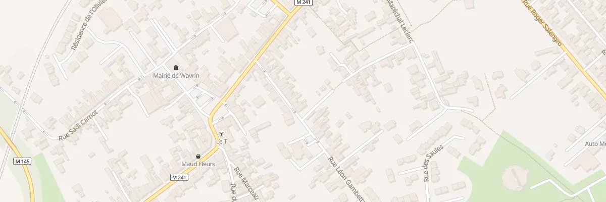 Plan du 19 Rue Léon Gambetta à Wavrin