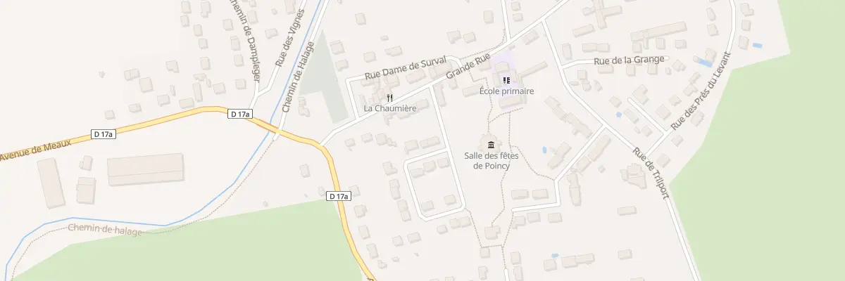 Plan du 4 Rue Clemence à Poincy