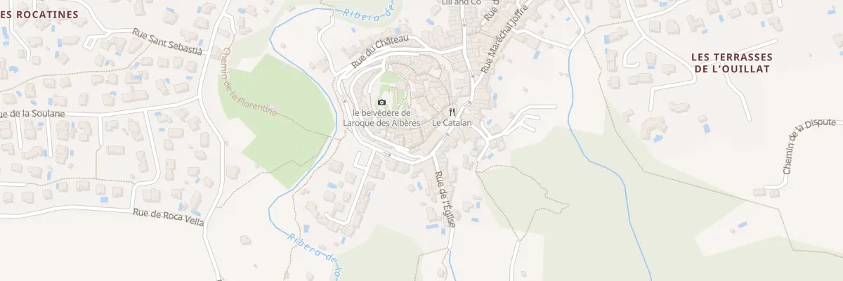 Plan du 6 Rue du Clocher à Laroque-des-Albères
