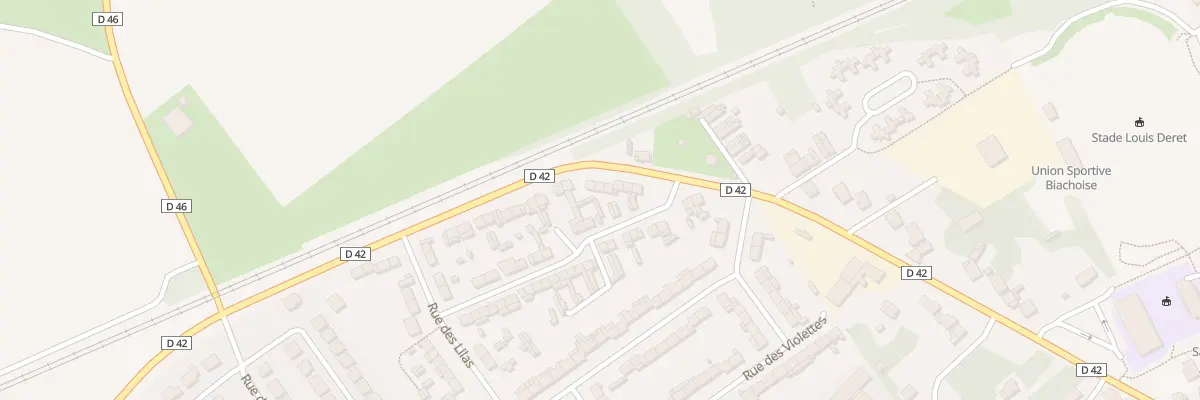 Plan du 20 Rue Gambetta à Biache-Saint-Vaast